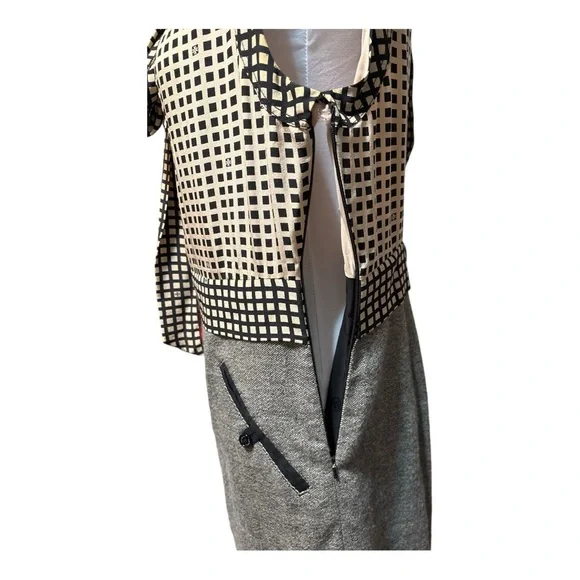 Tory Burch Roderick Combo Dress Size 10 - Picture 7 of 13